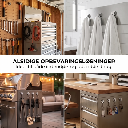 Sæt med 2 magnetiske drejekroge