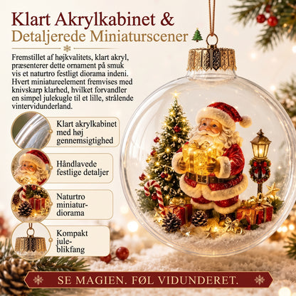 VinterMagi oplyst miniature-juledekoration