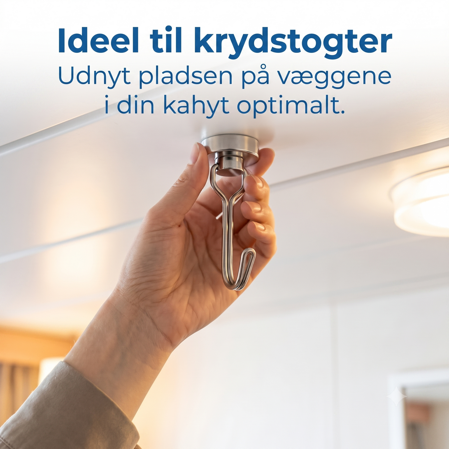 Sæt med 2 magnetiske drejekroge