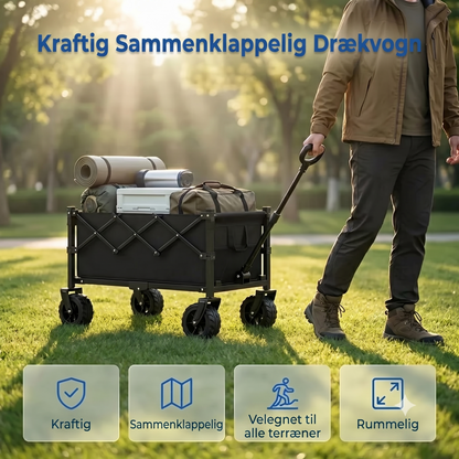 Sammenklappelig trækvogn