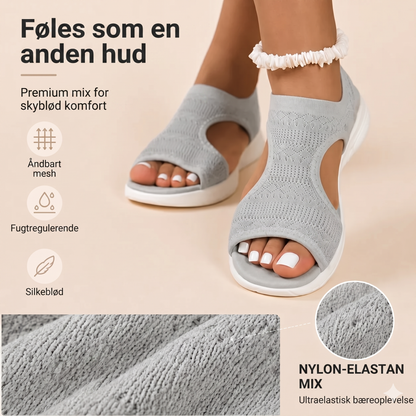 Komfortable damesandaler – åndbare & letvægt