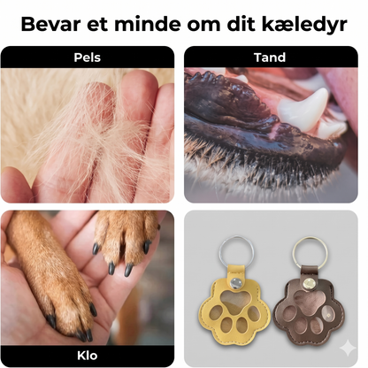Kæledyr minde-nøglering