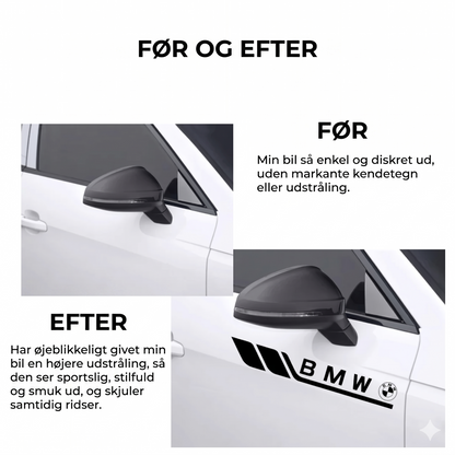 Dekorative bildekaler (4 stk.)