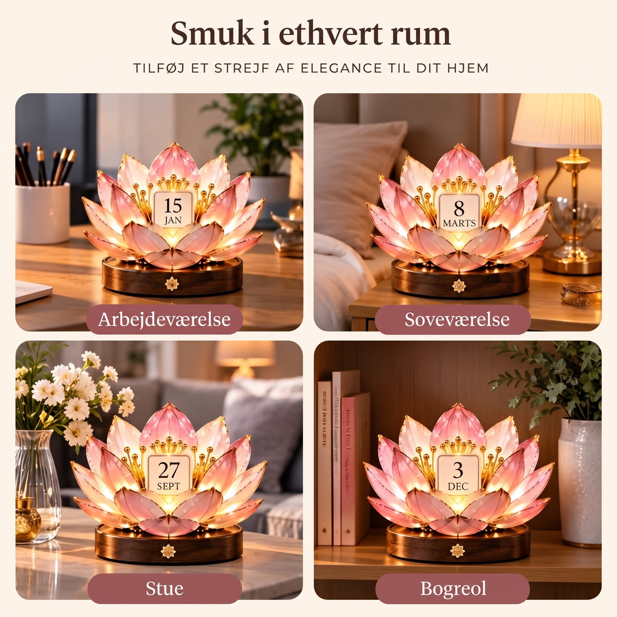 Evighedsblomsterkalender med automatisk blomstring