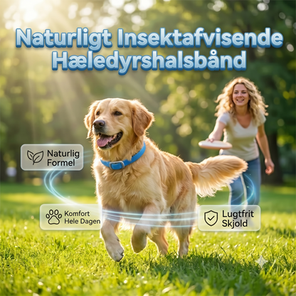 Loppe- og flåthalsbånd til kæledyr