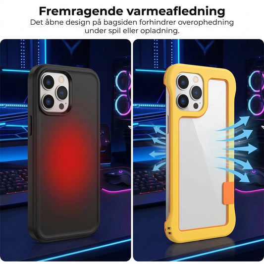 iPhone-bumpercover med varmeafledning