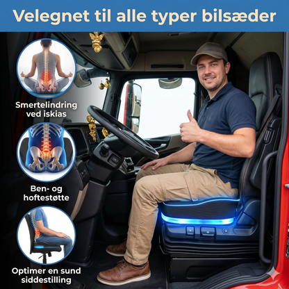 Skridsikkert sæde af hukommelsesskum