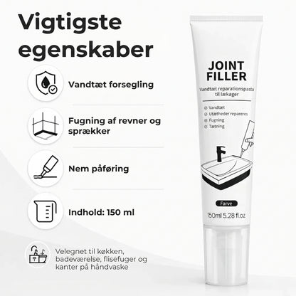 Vandtæt fugemasse i presseslange