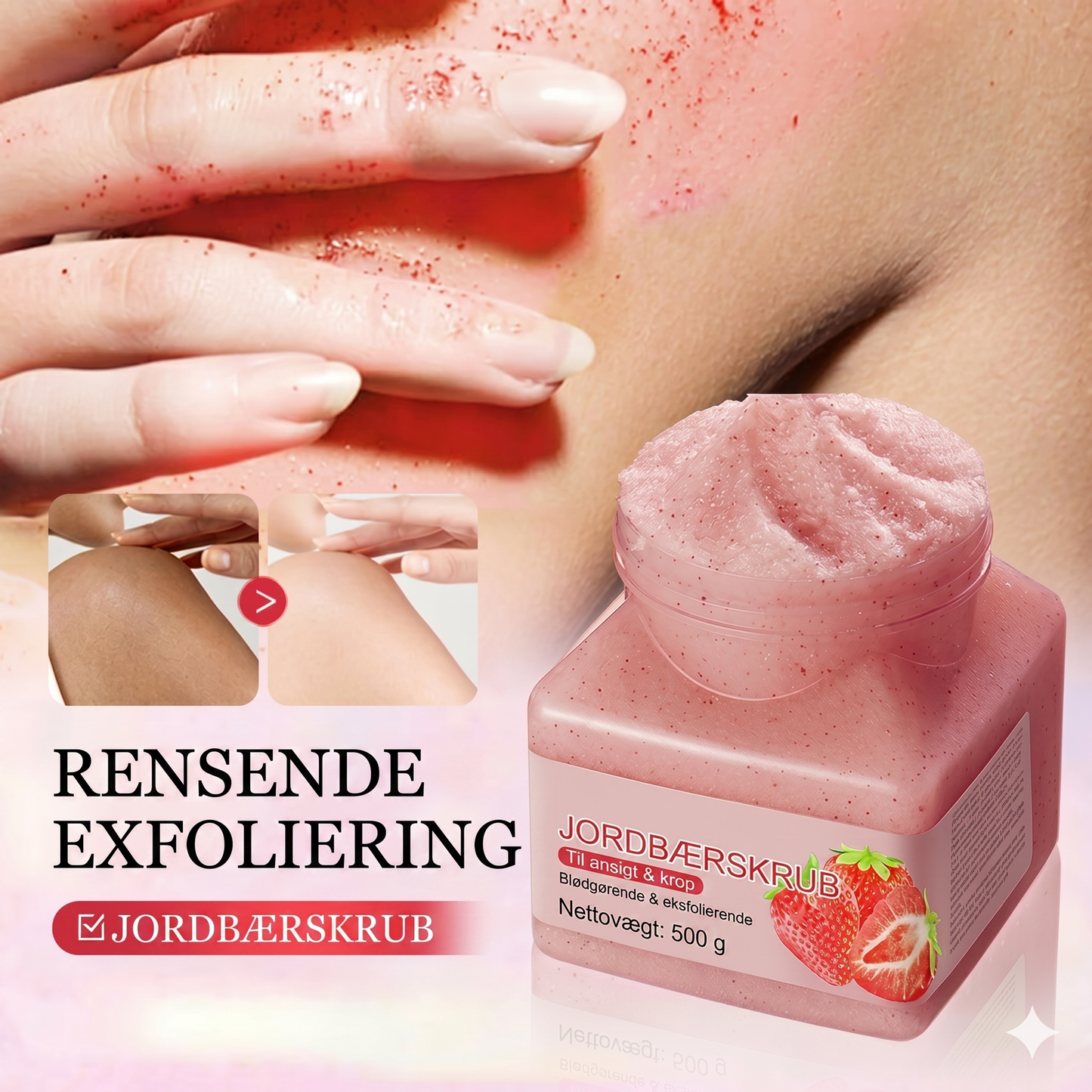 Dybderensende bodyscrub