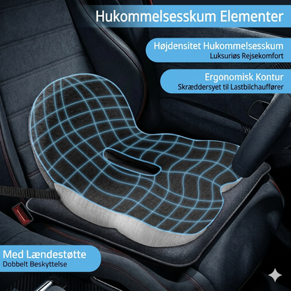 Skridsikkert sæde af hukommelsesskum
