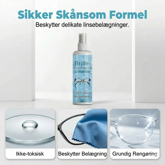 Professionel ridserparationsspray til linser gendanner den originale klarhed