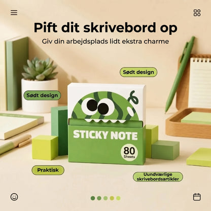 Fruitmonster pop-up sticky notes 80 ark