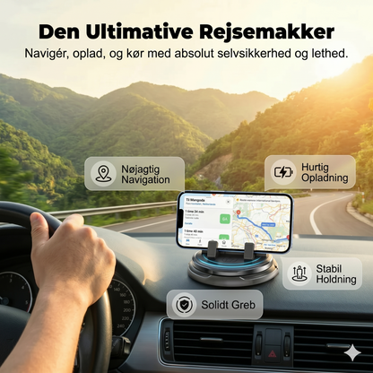 360° drejbar telefonholder til instrumentbrættet