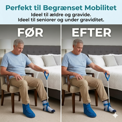 Sokkepåtrekker uden bøjning med trækløkker