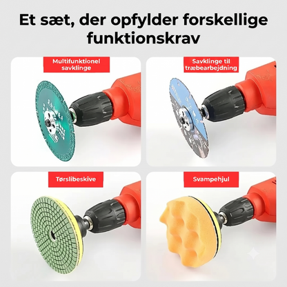 Boremaskine konverteringssæt til slibning