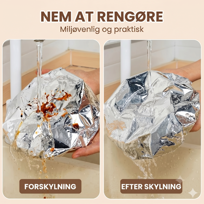 Professionelle isoleringsposer af alu-folie med mikrobølgefunktion - 50 stk. pr. sæt