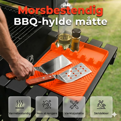Højkvalitets silikone grillmåtte til sidebord – beskytter mod fedt og spild