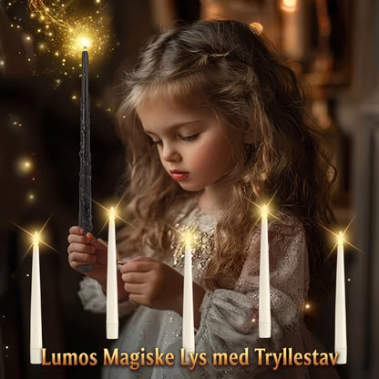 Svævende LED-lys med tryllestav