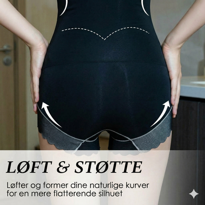 Højtaljede shaping-shorts til kvinder