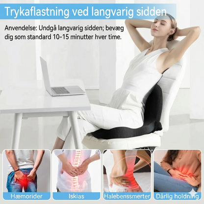 Skridsikkert sæde af hukommelsesskum