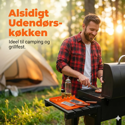 Højkvalitets silikone grillmåtte til sidebord – beskytter mod fedt og spild