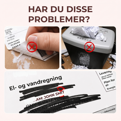 Fortroligheds-rullestempel til dokumenter