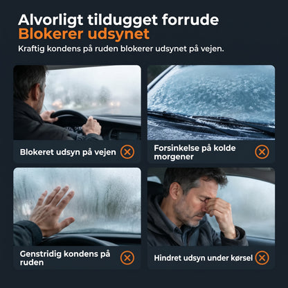 Mini bilvarmer til afdugning og afrimning af bilruder
