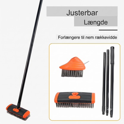 3-i-1 fugebørste til terrasse og indkørsel