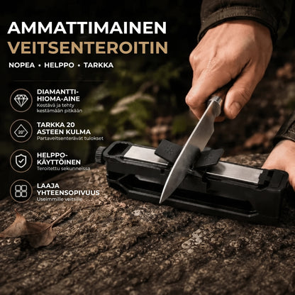 Diamantknivsliber med fast slibevinkel på 20 grader