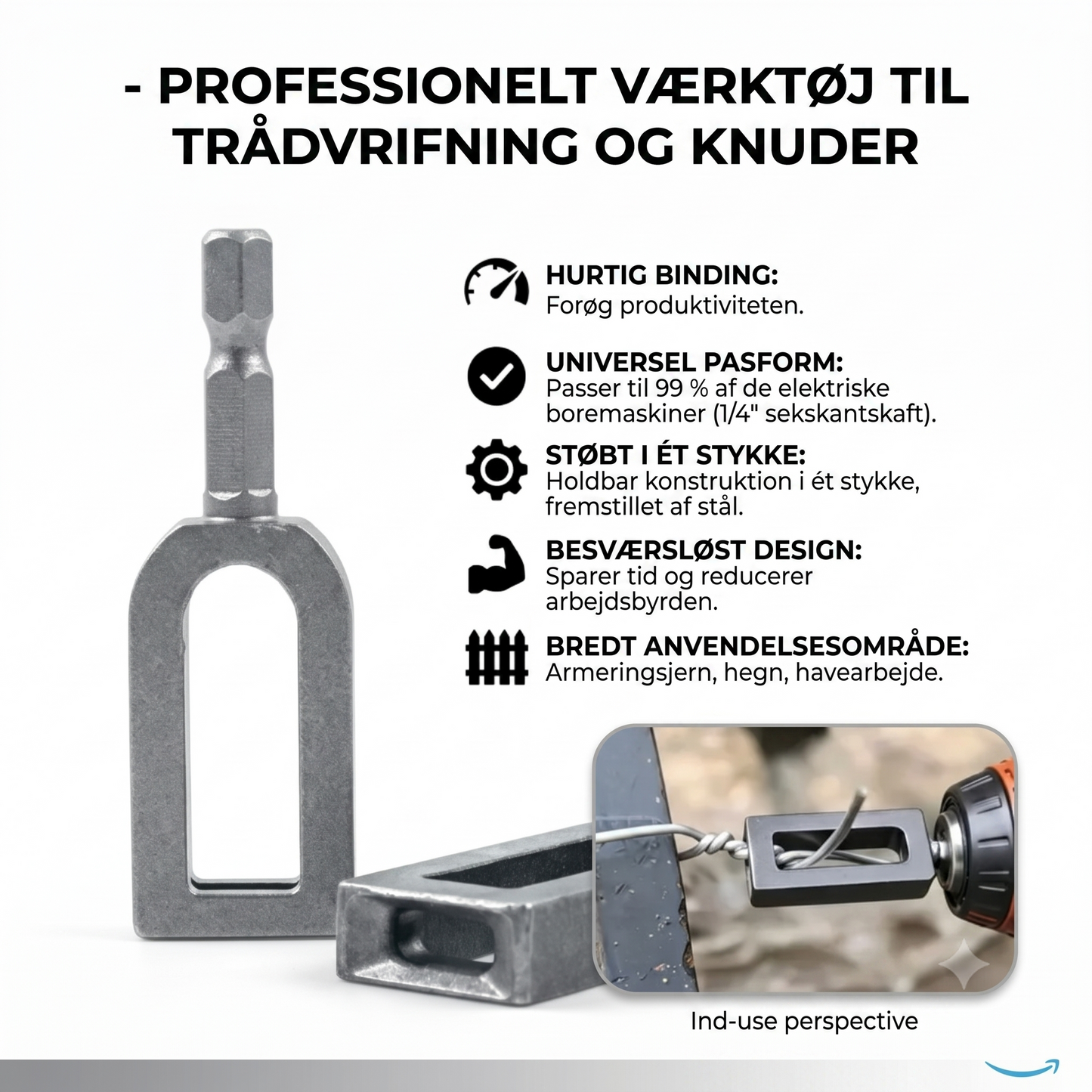 Gevindskærer til boremaskine