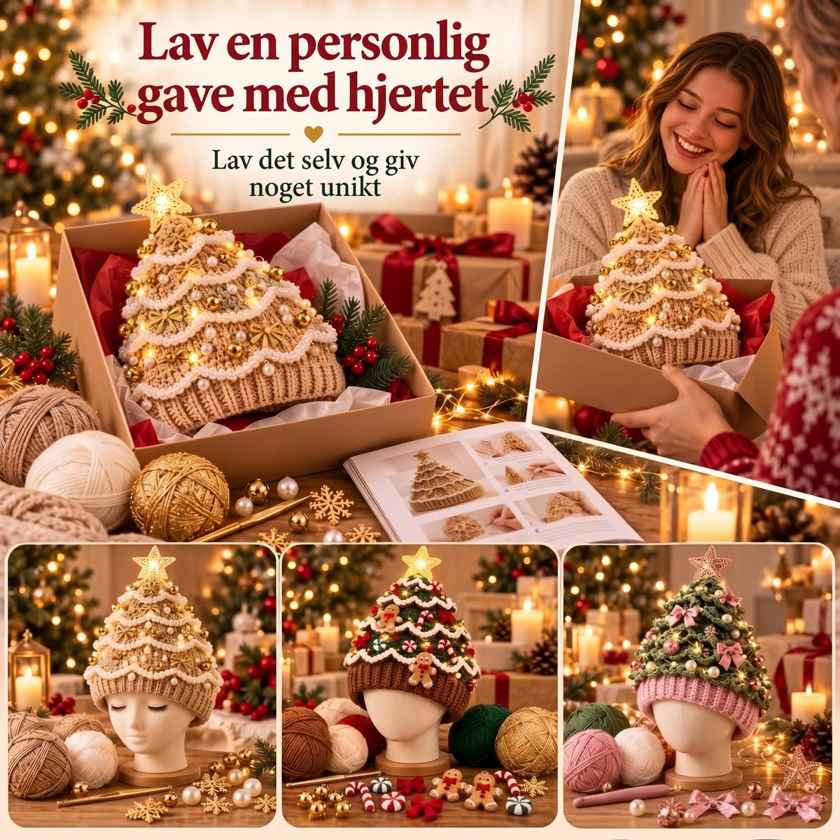 DIY-hæklesæt til juletræshue