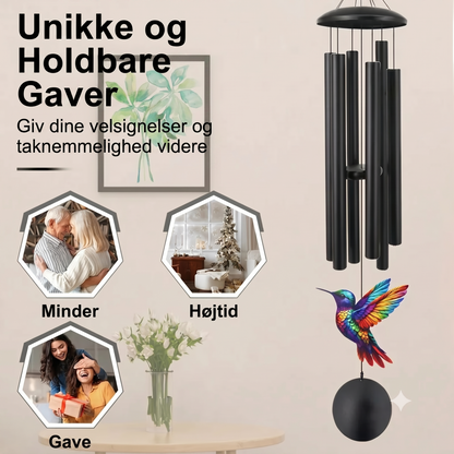 Vintage metal-minde-vindspil til haven