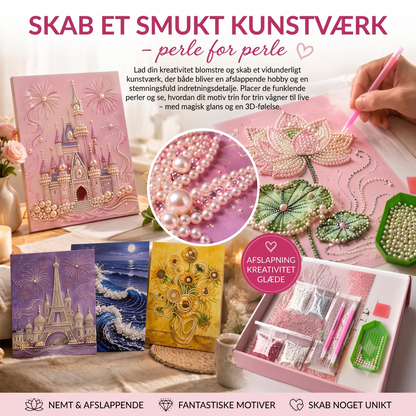 Diamond painting sæt med flere motiver