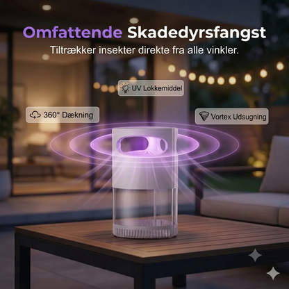 UV-myggelampe – med USB, kemikaliefri, ultrastille