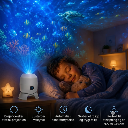OceanWave oceanprojektor med roterende LED-belysning