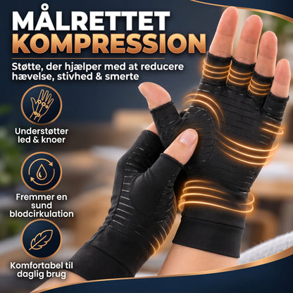 Kompressionshandsker med kobber 1 par