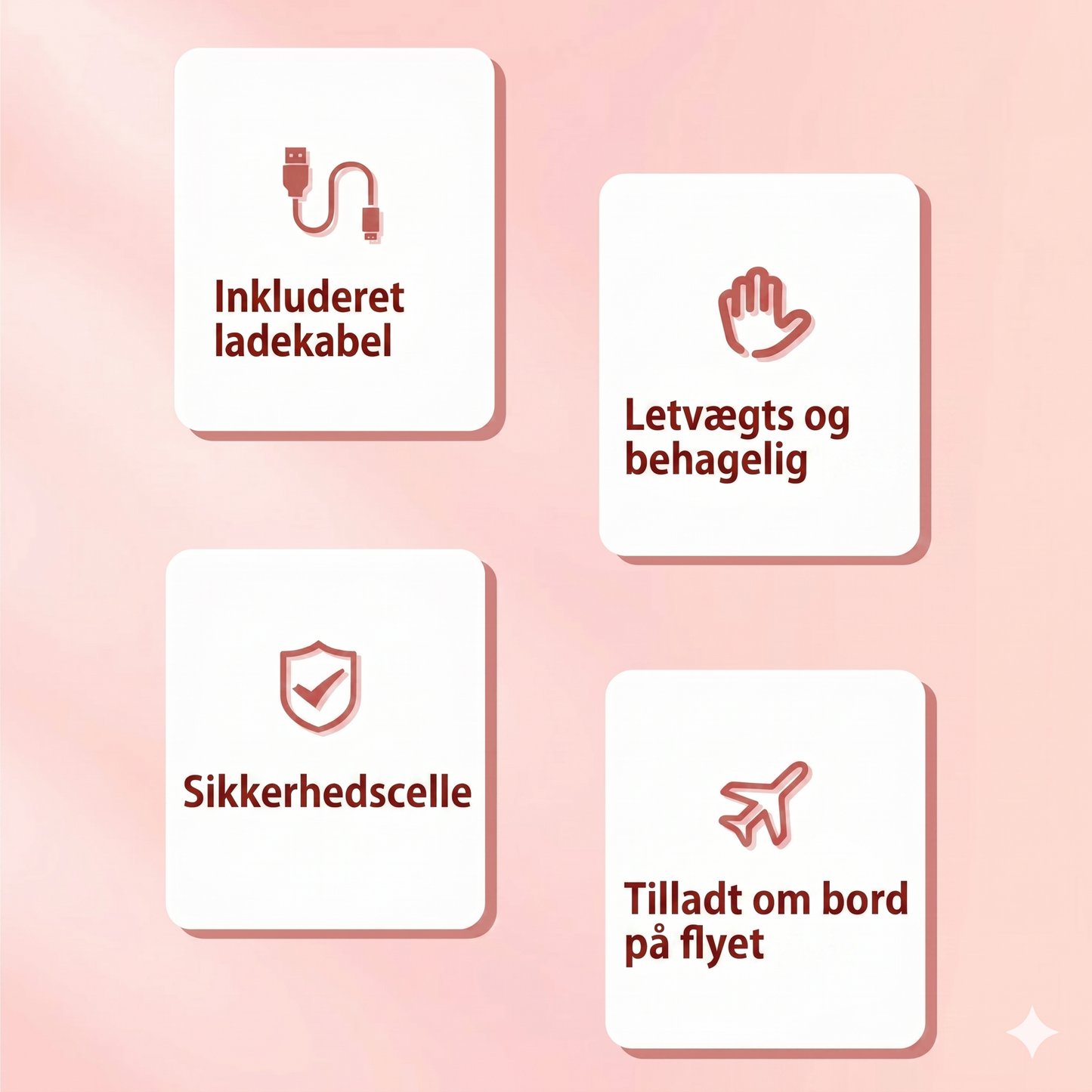 5000 mAh bærbar mini-powerbank til telefon