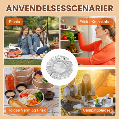 Professionelle isoleringsposer af alu-folie med mikrobølgefunktion - 50 stk. pr. sæt