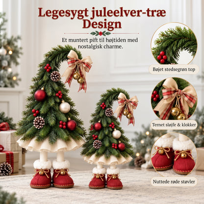 Juletræspynt med legesyge nisser