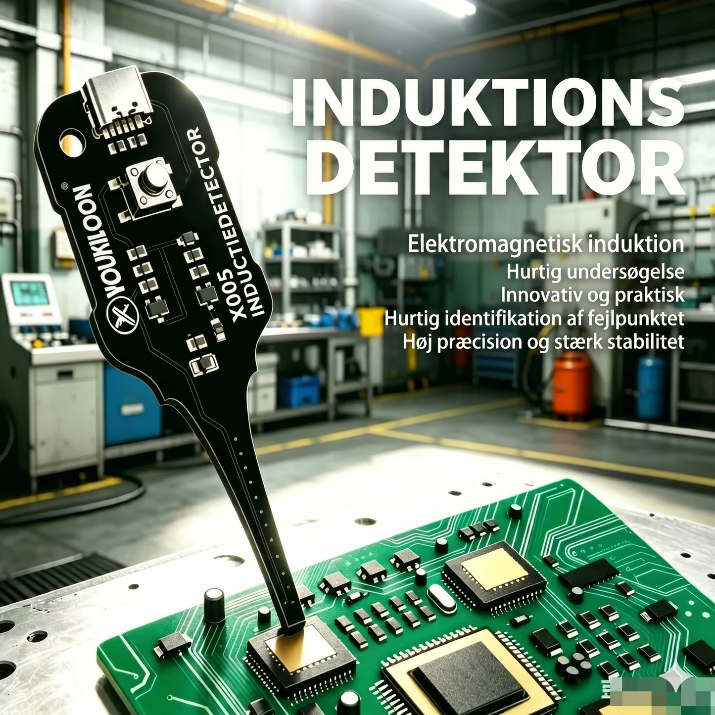 In-circuit induktortester