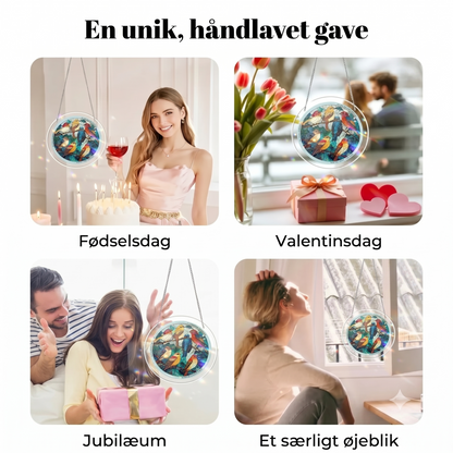 Hængende akrylpuslespil med solfanger, 83 brikker