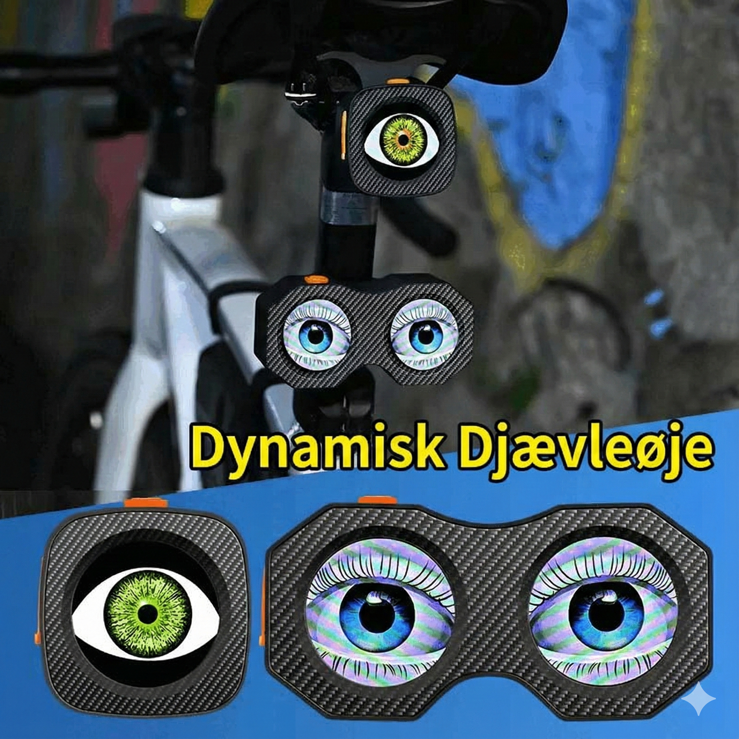 Dynamisk Devil's Eye baglygte