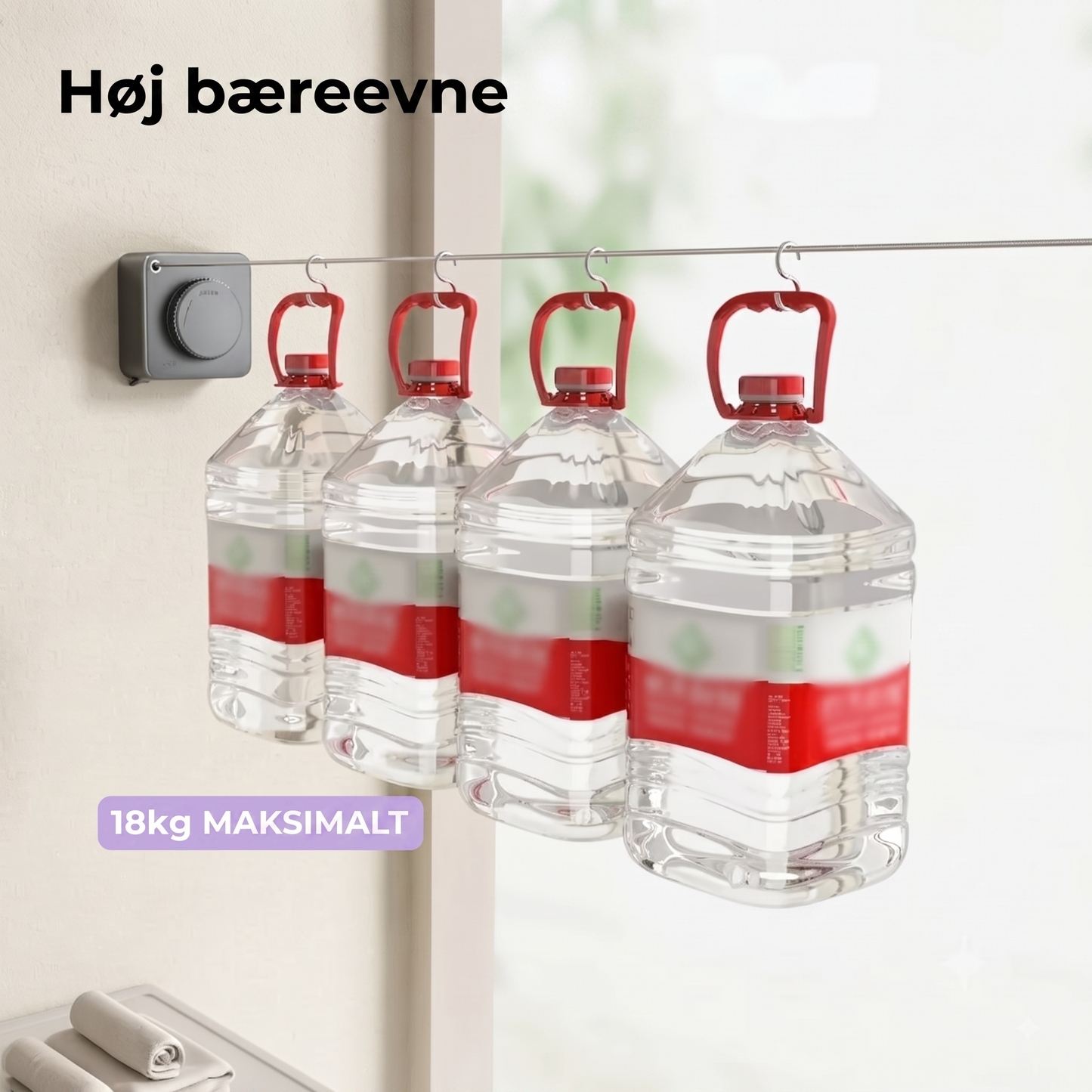 Kompakt tørresnor