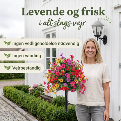 FloraLux vejrbestandige kunstige blomster til entré og terrasse