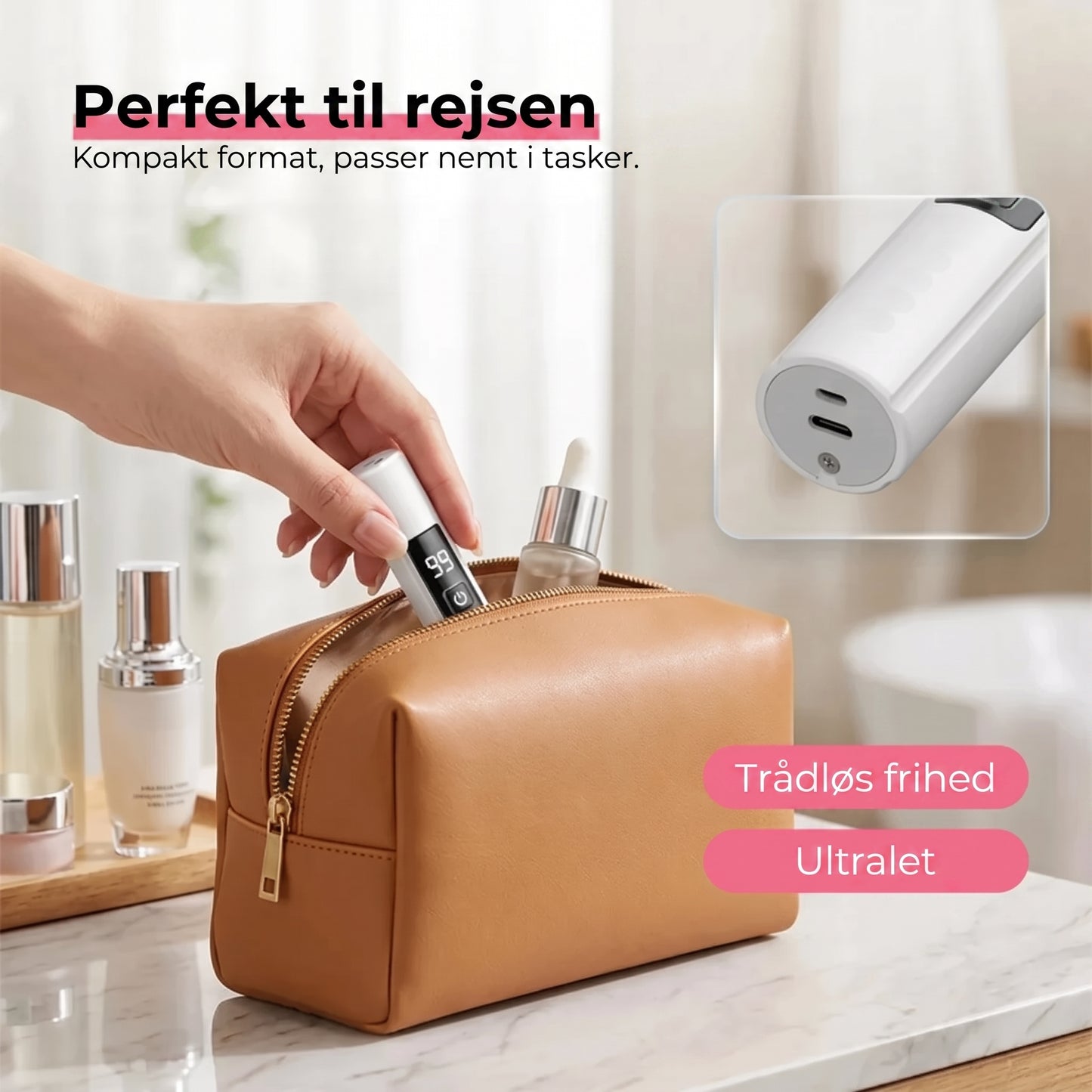 Elektrisk neglefræser med digital hastighedsregulering
