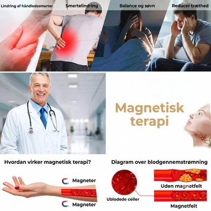 Justerbar kobber wellness-ring med magneter
