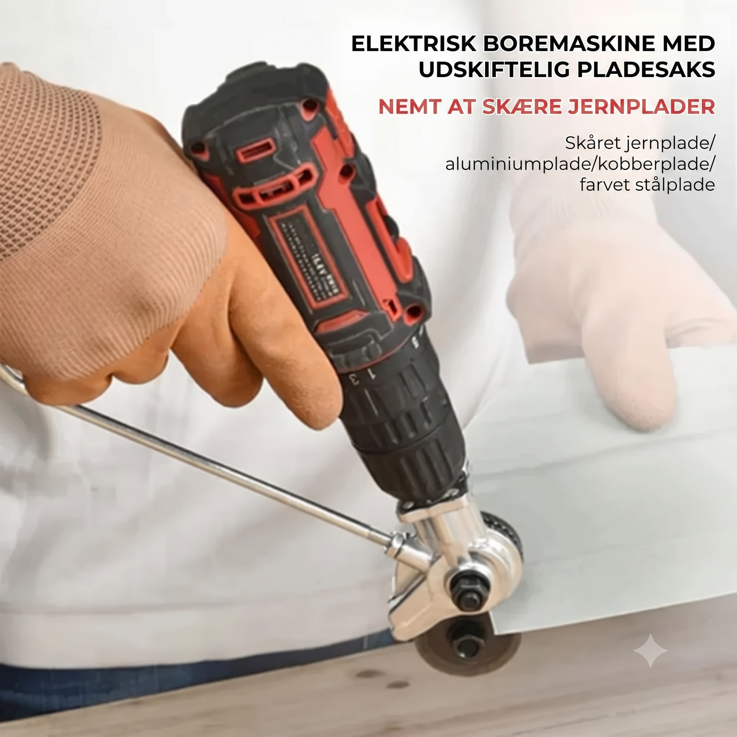 Metalsavadapter til boremaskine