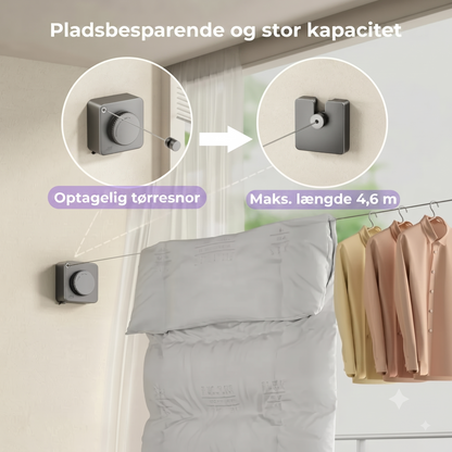 Kompakt tørresnor