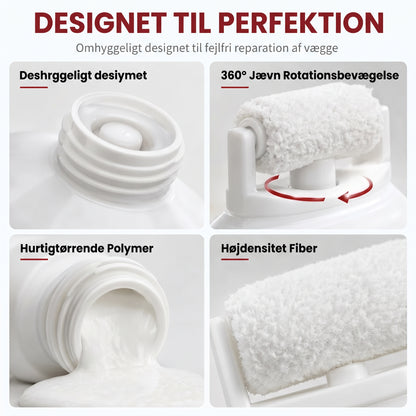 Vandtæt vægreparationspasta med rulle