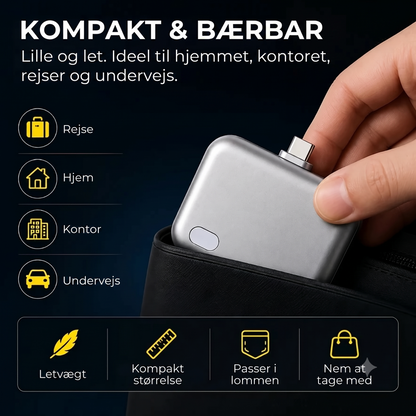 Opladerblok med automatisk slukning og overopladningsbeskyttelse